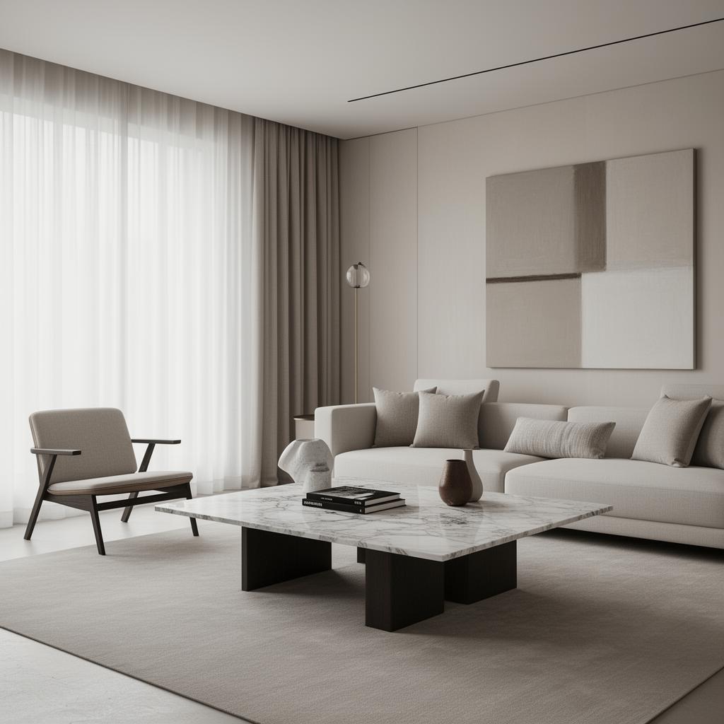 Luxury living room interior